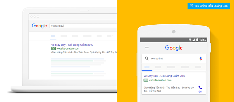quảng cáo website trên google tại đà nẵng, quảng cáo website trên google